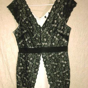 Black & White Laced Dress